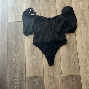 Lulu's Black Bodysuit
